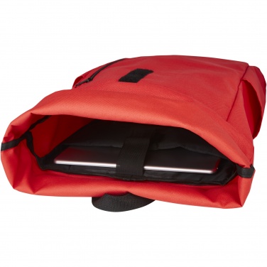 Logotrade corporate gift picture of: Byron 15.6" GRS RPET roll-top backpack 18L
