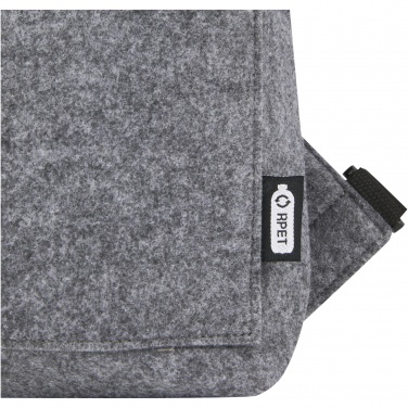 Logotrade promotional item image of: Felta GRS recycled felt roll-top bike bag 13L