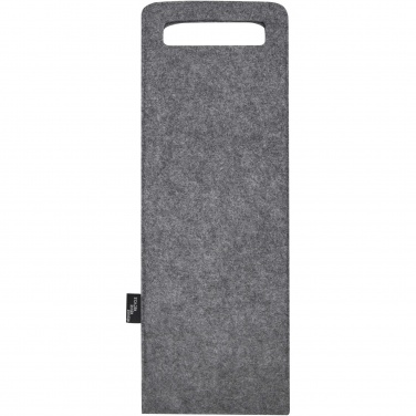 Logotrade corporate gift picture of: Felta 75 cl GRS recycled felt wine bag