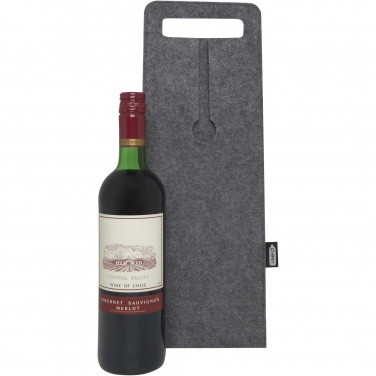 Logotrade promotional item picture of: Felta 75 cl GRS recycled felt wine bag