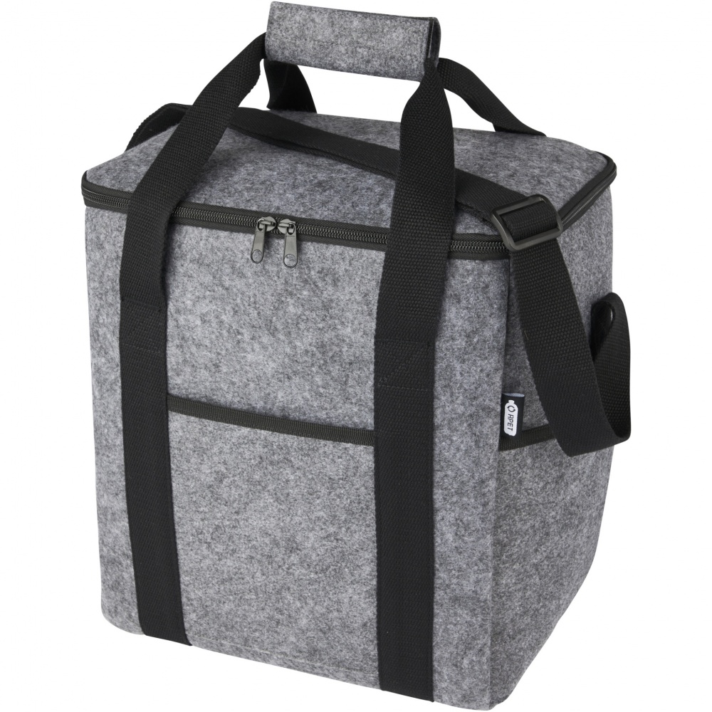 Logotrade promotional gift picture of: Felta GRS recycled felt bottle cooler bag 21L