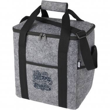 Logotrade advertising products photo of: Felta GRS recycled felt bottle cooler bag 21L