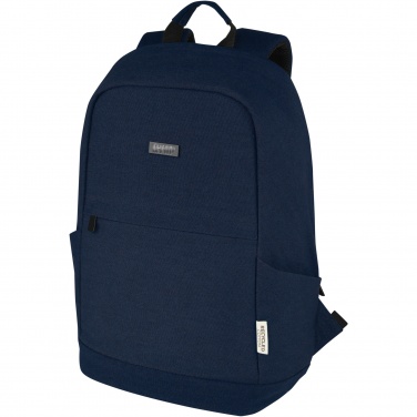 Logo trade advertising products picture of: Joey 15.6" GRS recycled canvas anti-theft laptop backpack 18L