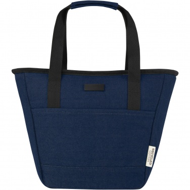 Logo trade promotional giveaways picture of: Joey 9-can GRS recycled canvas lunch cooler bag 6L
