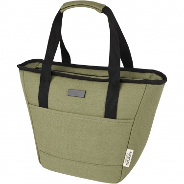Logotrade advertising product picture of: Joey 9-can GRS recycled canvas lunch cooler bag 6L