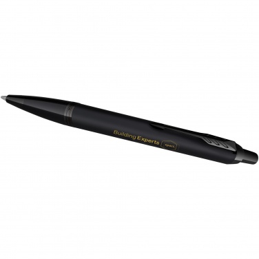 Logotrade promotional items photo of: Parker IM achromatic ballpoint and rollerball pen set with gift box