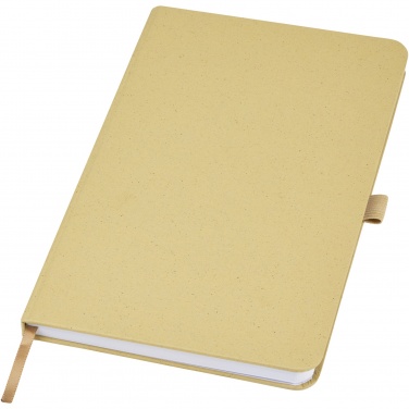 Logo trade promotional merchandise picture of: Fabianna crush paper hard cover notebook