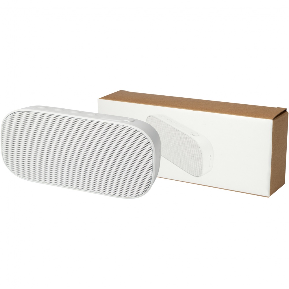 Logo trade promotional gift photo of: Stark 2.0 5W recycled plastic IPX5 Bluetooth® speaker