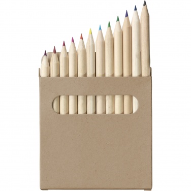 Logotrade promotional gift image of: Artemaa 12-piece pencil colouring set