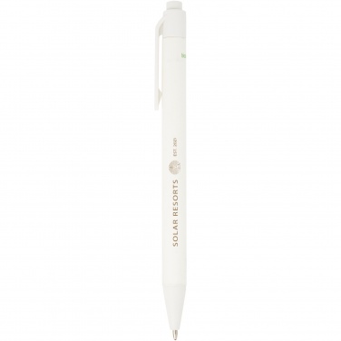 Logo trade promotional item photo of: Chartik monochromatic recycled paper ballpoint pen with matte finish
