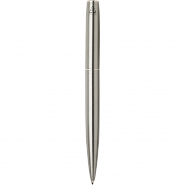Logotrade business gift image of: Didimis recycled stainless steel ballpoint and rollerball pen set