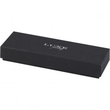 Logo trade promotional gift photo of: Lucetto recycled aluminium ballpoint and rollerball pen gift set