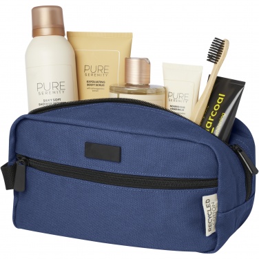 Logo trade promotional merchandise photo of: Joey GRS recycled canvas travel accessory pouch bag 3.5L