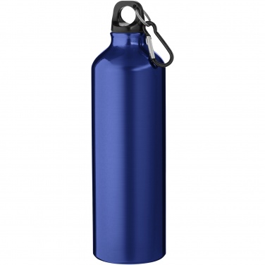 Logotrade promotional giveaways photo of: Oregon 770 ml RCS certified recycled aluminium water bottle with carabiner