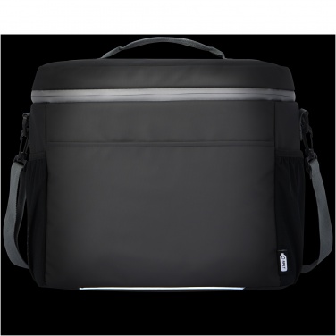 Logo trade business gifts image of: Aqua 20-can GRS recycled water resistant cooler bag 22L