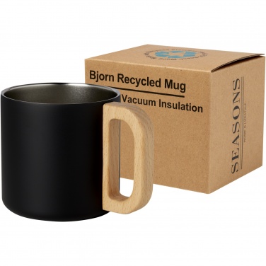Logo trade promotional gifts image of: Bjorn 360 ml RCS certified recycled stainless steel mug with copper vacuum insulation