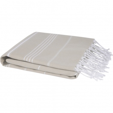 Logo trade business gifts image of: Anna 150 g/m² hammam cotton towel 100x180 cm