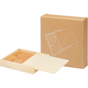 Logotrade promotional products photo of: Bark wooden puzzle