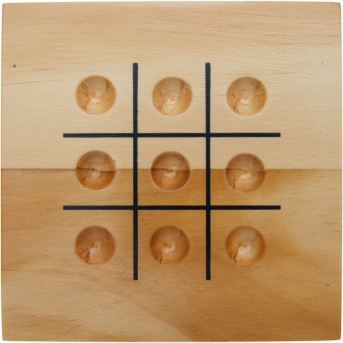 Logotrade corporate gift picture of: Strobus wooden tic-tac-toe game