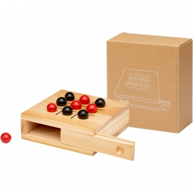Logotrade promotional product picture of: Strobus wooden tic-tac-toe game