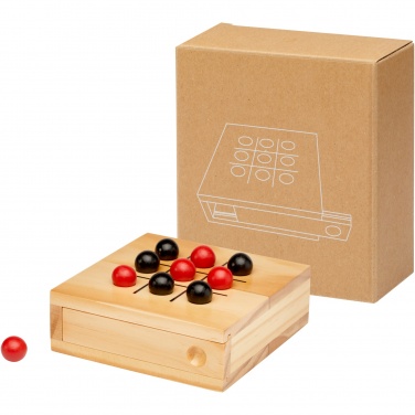 Logotrade promotional giveaway image of: Strobus wooden tic-tac-toe game