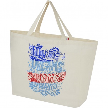Logo trade promotional gifts image of: Cannes 200 g/m2 recycled shopper tote bag 10L