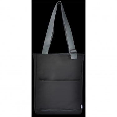 Logo trade corporate gifts picture of: Aqua 14" GRS recycled water resistant laptop tote bag 14L
