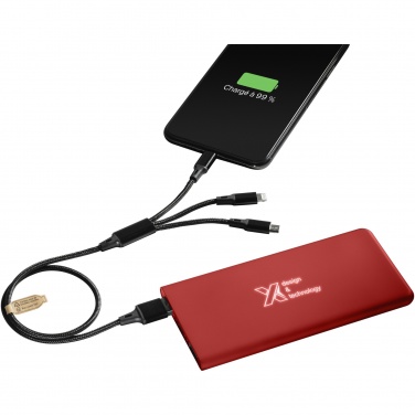 Logotrade promotional product picture of: SCX.design P15 light-up 5000 mAh power bank