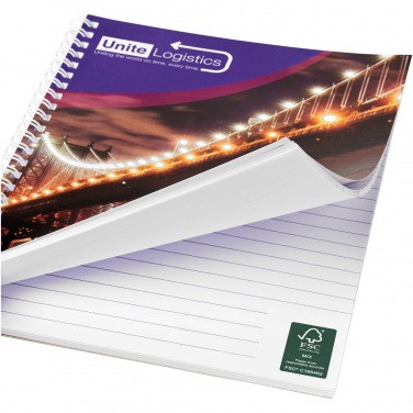 Logotrade advertising product picture of: Desk-Mate® A5 spiral notebook with printed back cover