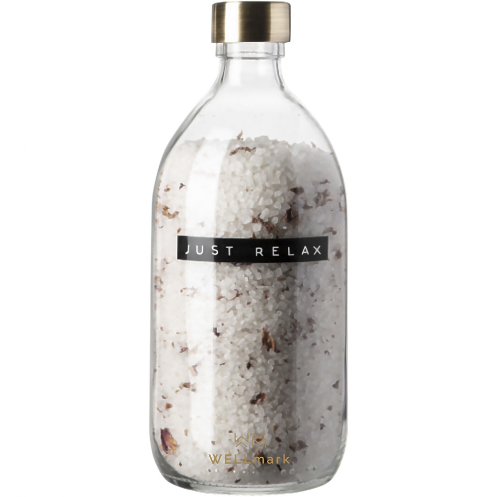 Logotrade advertising product picture of: Wellmark Just Relax 500 ml bath salt - roses fragrance