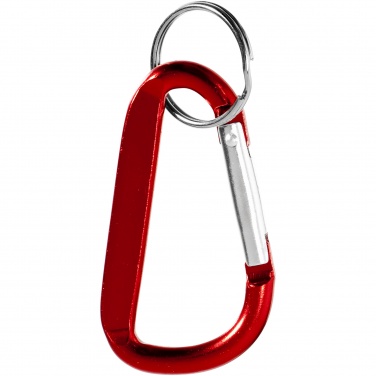 Logotrade corporate gifts photo of: Timor RCS recycled aluminium carabiner keychain