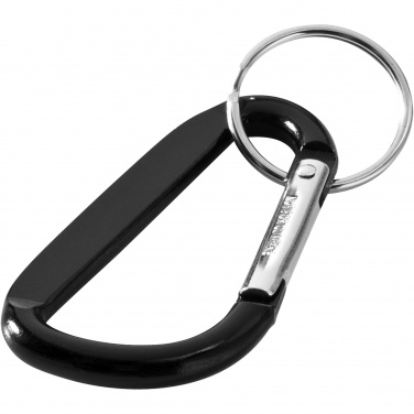 Logotrade advertising product image of: Timor RCS recycled aluminium carabiner keychain