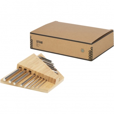 Logo trade promotional product photo of: Allen bamboo hex key tool set
