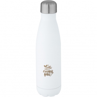 Logo trade business gifts image of: Cove 500 ml RCS certified recycled stainless steel vacuum insulated bottle 