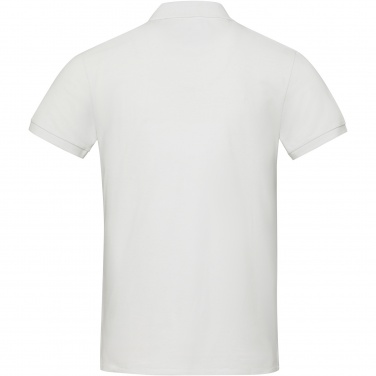 Logo trade promotional giveaway photo of: Emerald short sleeve unisex Aware™ recycled polo