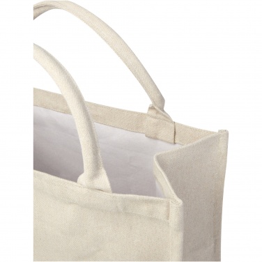 Logo trade business gifts image of: Page 500 g/m² Aware™ recycled book tote bag
