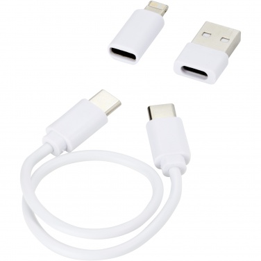 Logo trade advertising products picture of: Whiz recycled plastic modular charging cable 