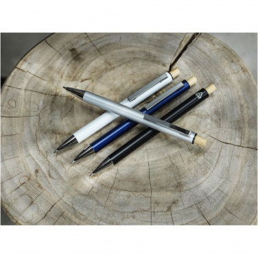 Logotrade promotional products photo of: Cyrus recycled aluminium ballpoint pen (blue ink)