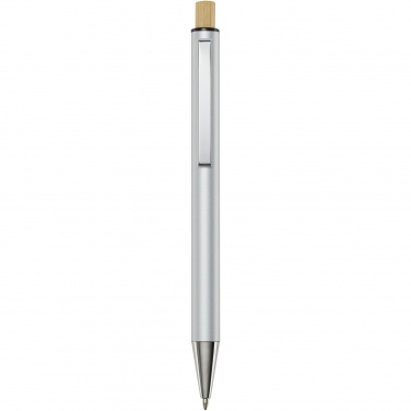 Logo trade corporate gift photo of: Cyrus recycled aluminium ballpoint pen (blue ink)