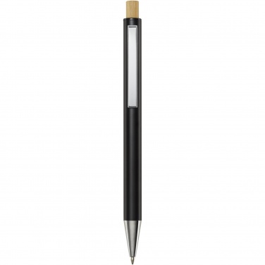 Logo trade promotional giveaway photo of: Cyrus recycled aluminium ballpoint pen (blue ink)