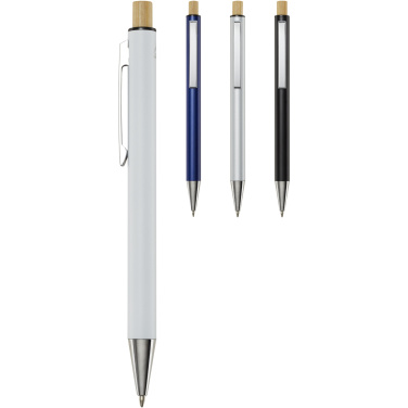 Logotrade advertising products photo of: Cyrus recycled aluminium ballpoint pen (black ink)