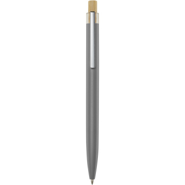 Logo trade promotional products picture of: Nooshin recycled aluminium ballpoint pen (black ink)