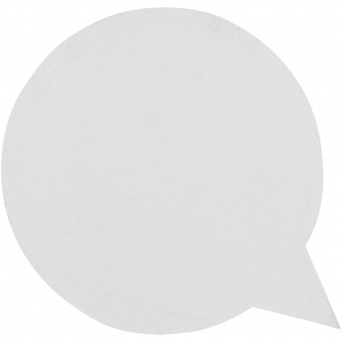 Logo trade corporate gifts picture of: Sticky-Mate® speech bubble-shaped recycled sticky notes