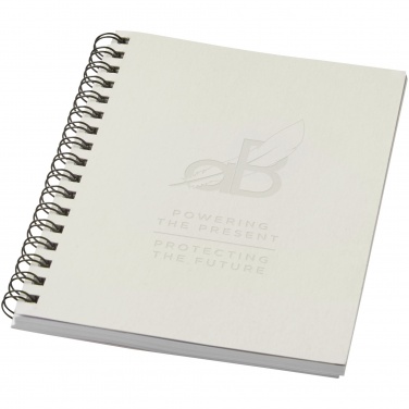 Logo trade promotional giveaways picture of: Desk-Mate® A6 colour spiral notebook