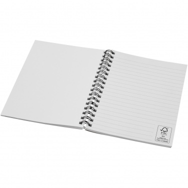 Logo trade promotional gift photo of: Desk-Mate® A6 colour spiral notebook