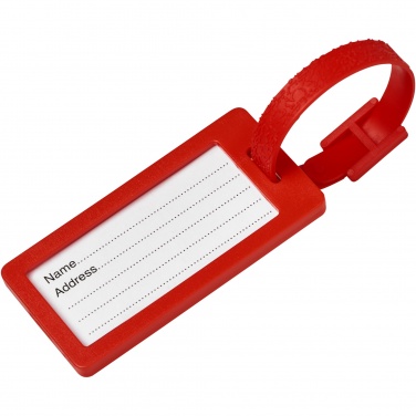 Logo trade corporate gifts picture of: River recycled window luggage tag