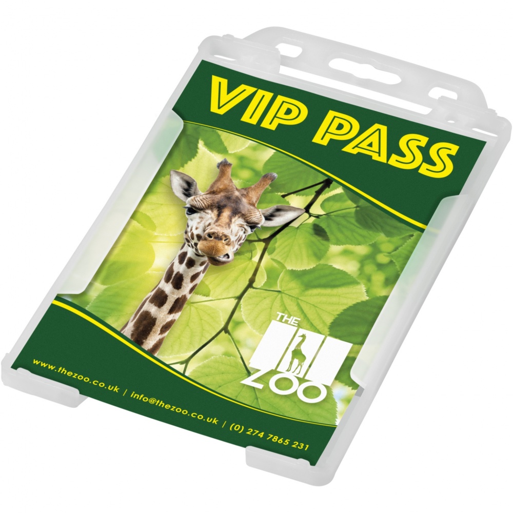 Logotrade promotional giveaway picture of: Pierre recycled plastic card holder 