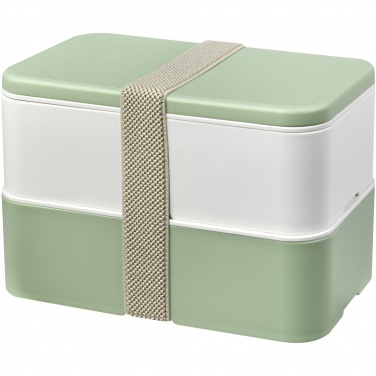 Logo trade advertising products picture of: MIYO Renew double layer lunch box