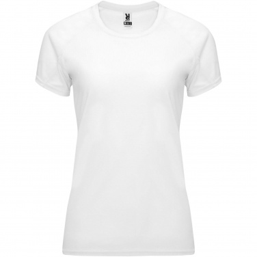 Logo trade promotional products image of: Bahrain short sleeve women's sports t-shirt