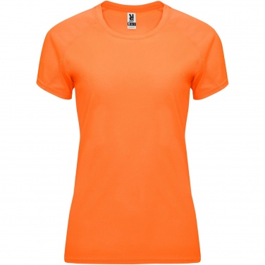 Logo trade business gifts image of: Bahrain short sleeve women's sports t-shirt